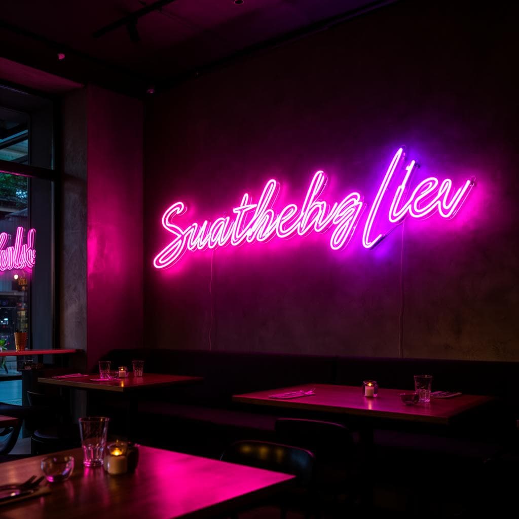 Hustle Harder LED Neon
